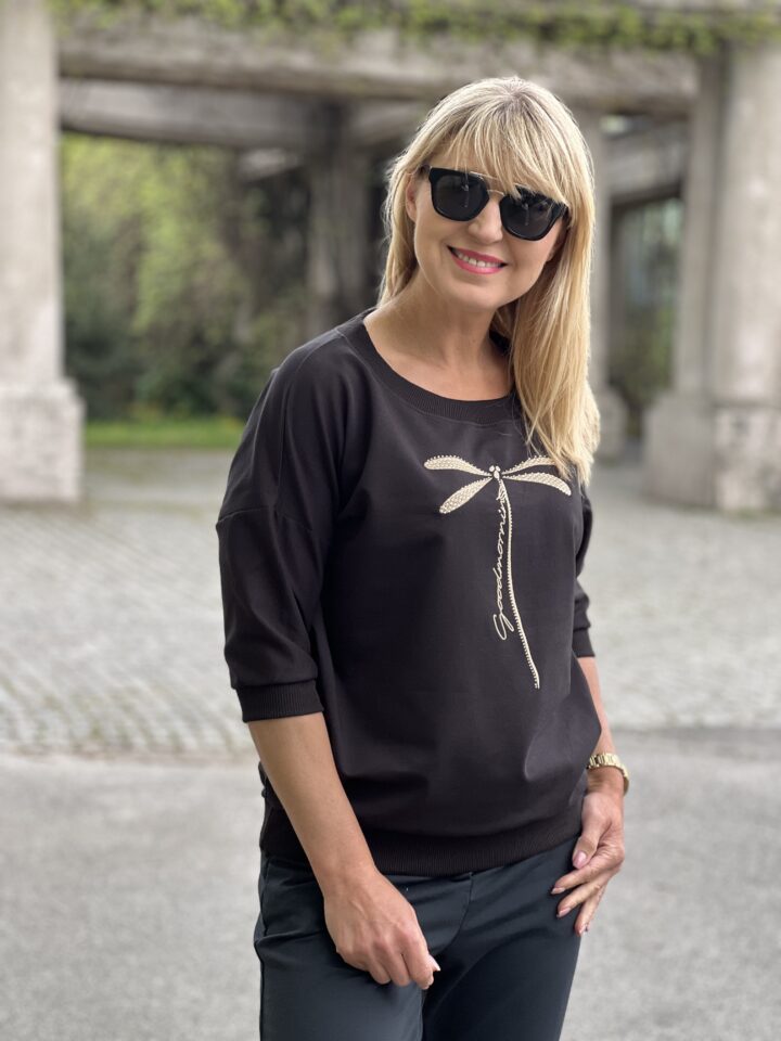 Bluza Ważka - czarna