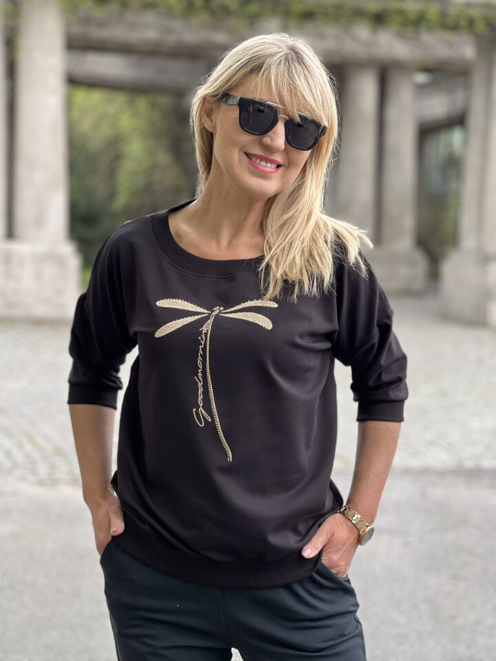 Bluza Ważka - czarna