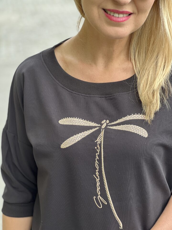 Bluza Ważka - czarna