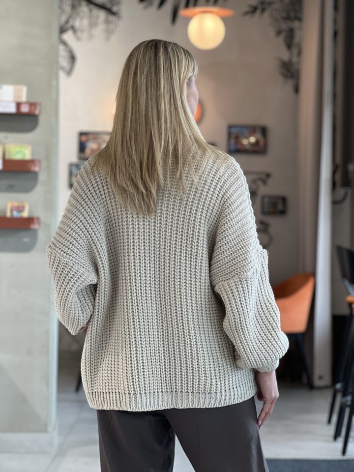 Kardigan Cozy Chic - beżowy