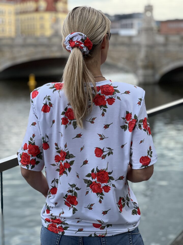 Bluzka Bella Rosa - biała
