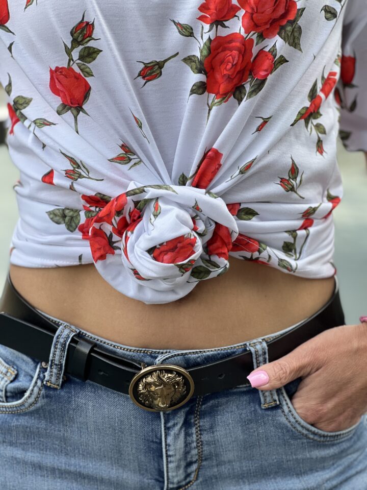 Bluzka Bella Rosa - biała