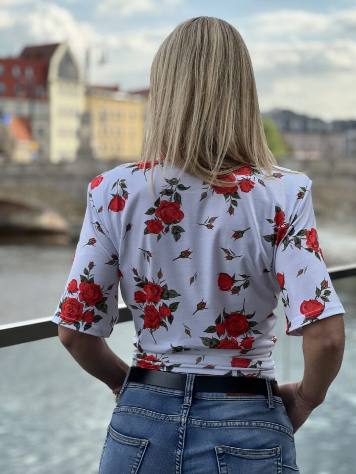 Bluzka Bella Rosa - biała