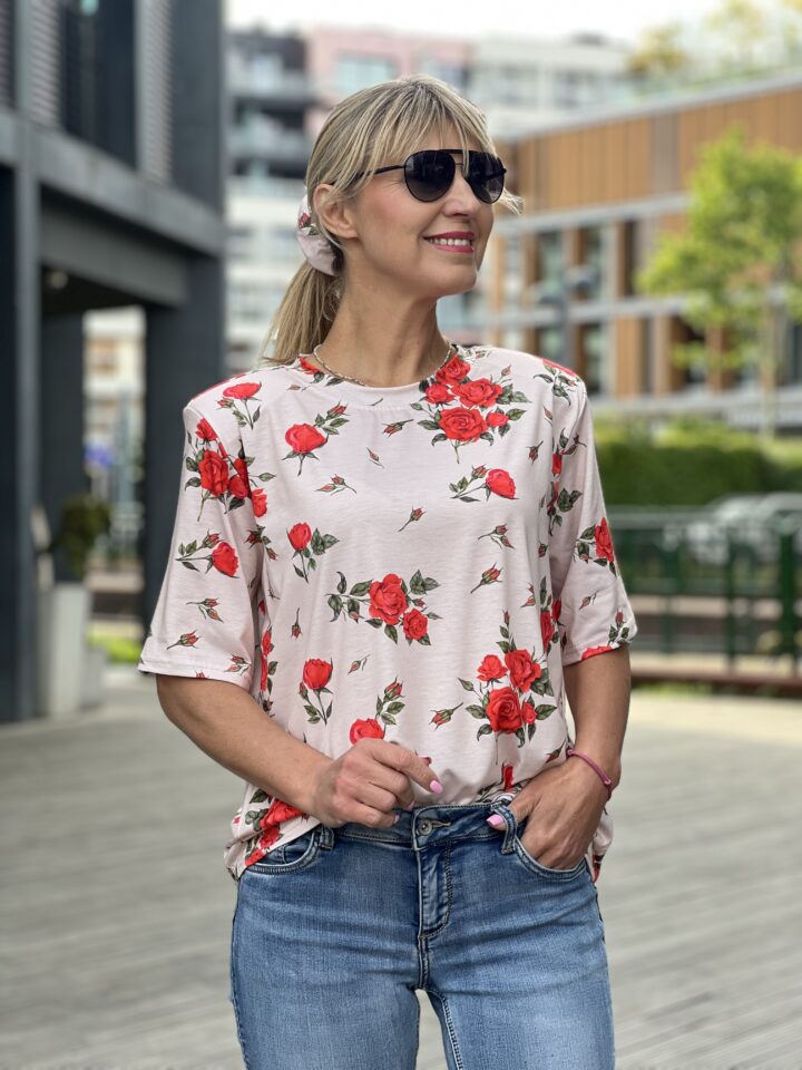 Bluzka Bella Rosa - beż