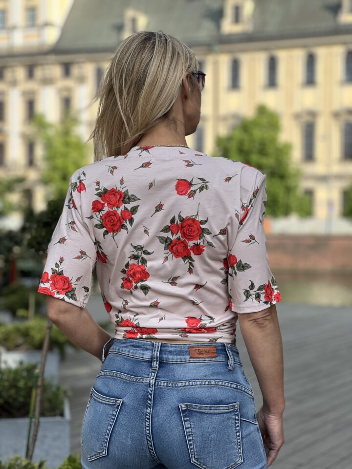 Bluzka Bella Rosa - beż