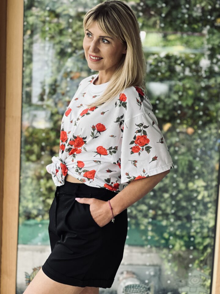 Bluzka Rosalia - biała