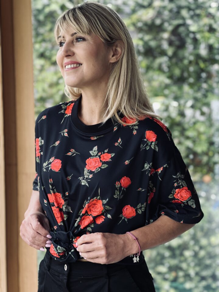 Bluzka Rosalia - Czarna