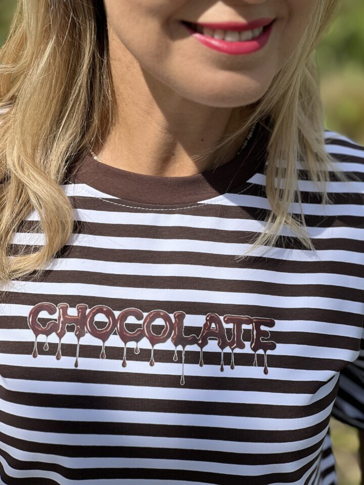 Bluzka Chocolate - czekoladowe paski
