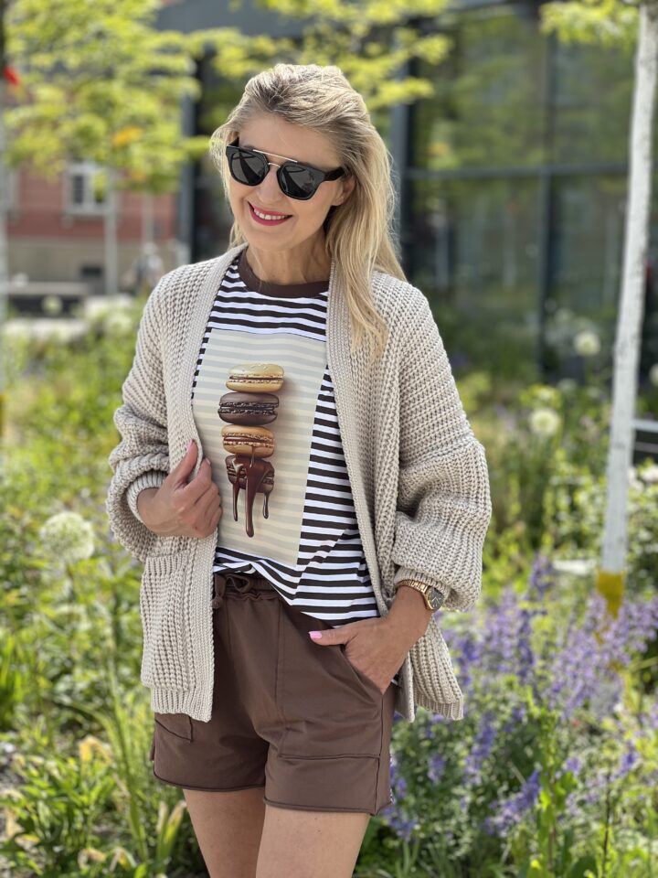 Kardigan Cozy Chic - beżowy