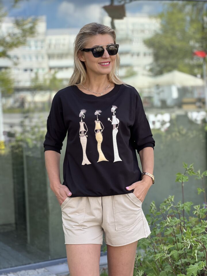Bluza Fashion Girls- czarna