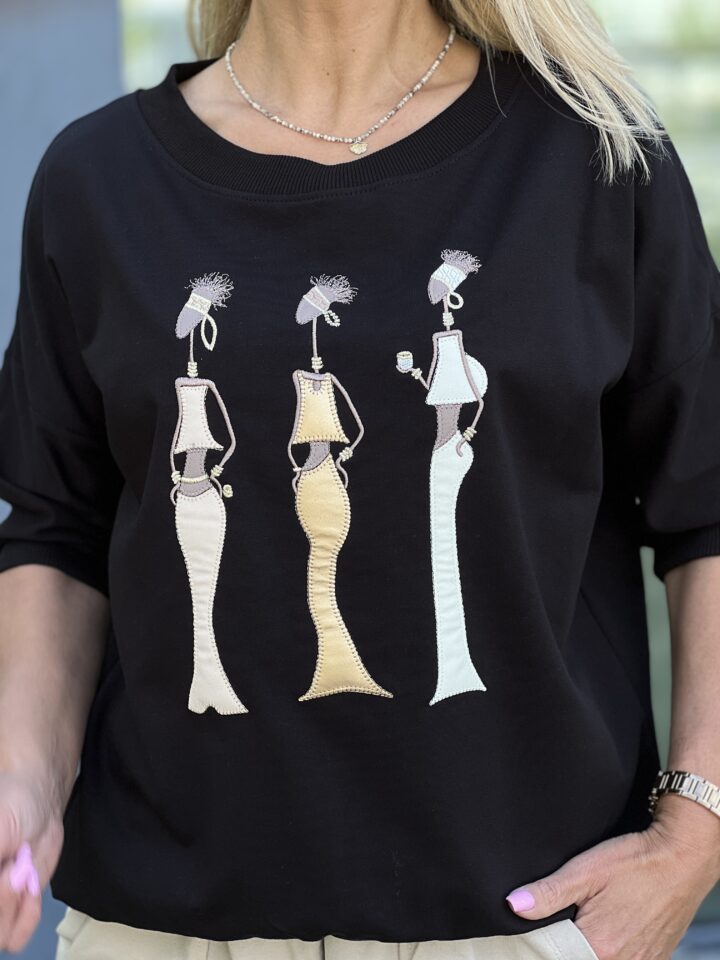 Bluza Fashion Girls- czarna