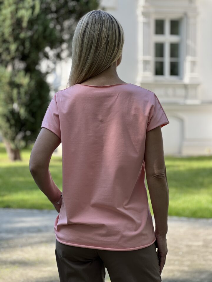 Bluzka Classic - koralowa