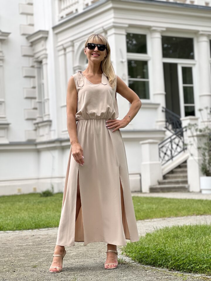 Sukienka Leticia - beżowa