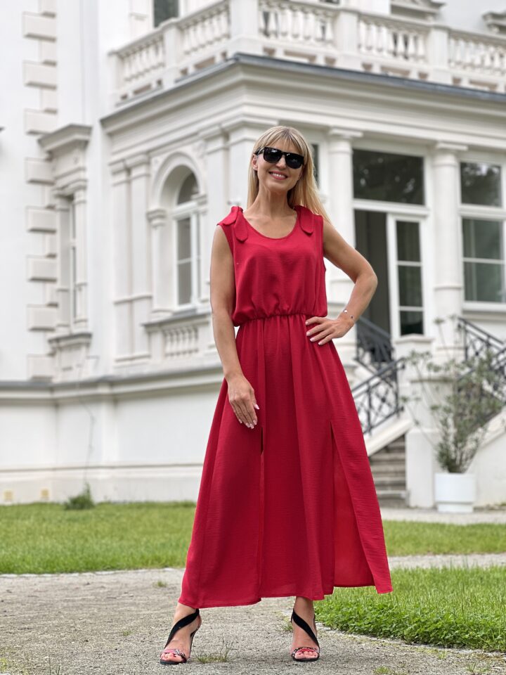 Sukienka Leticia - czerwona