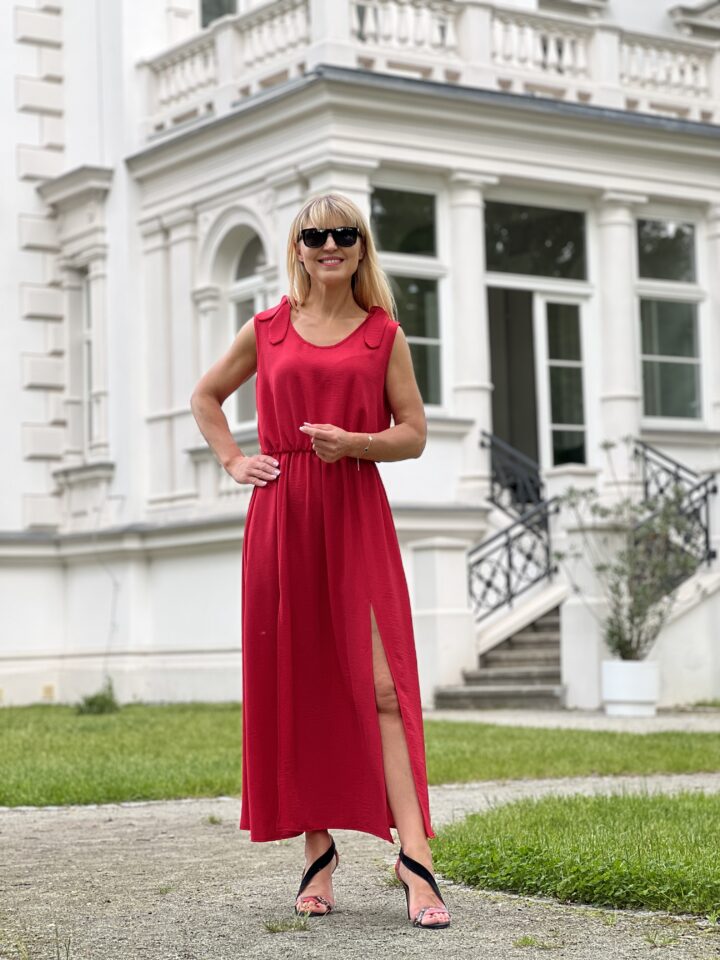 Sukienka Leticia - czerwona