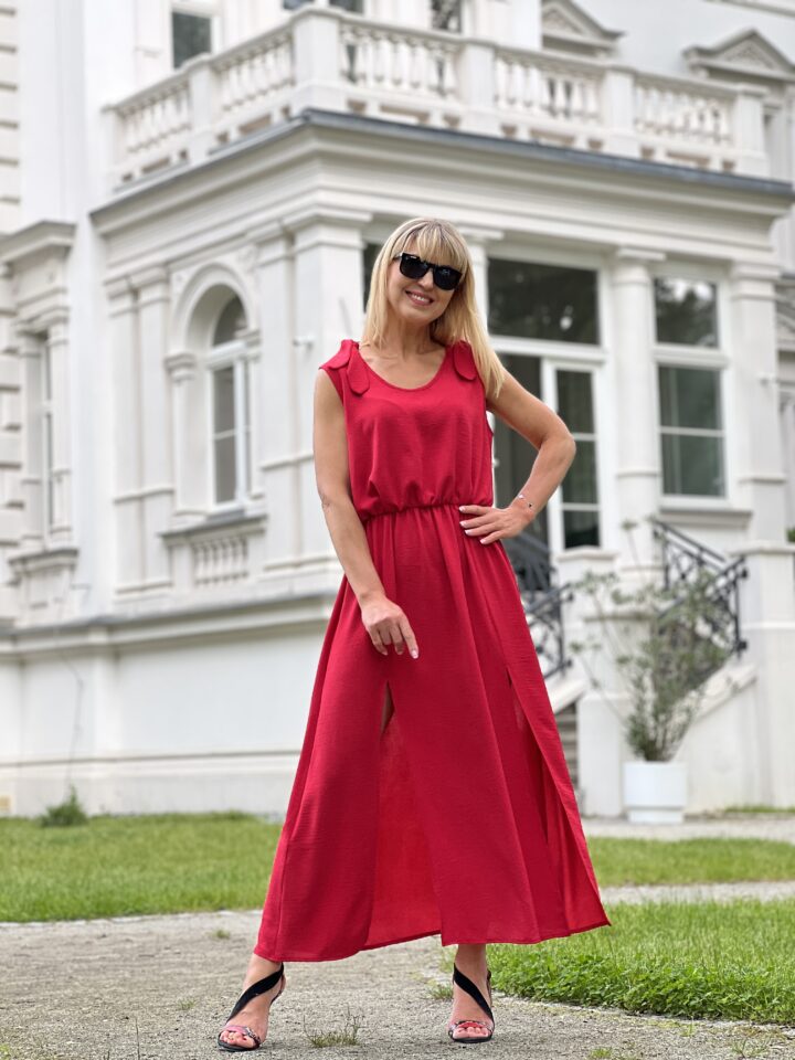 Sukienka Leticia - czerwona