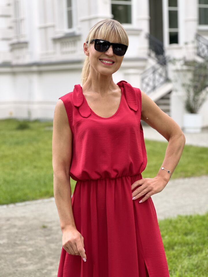 Sukienka Leticia - czerwona