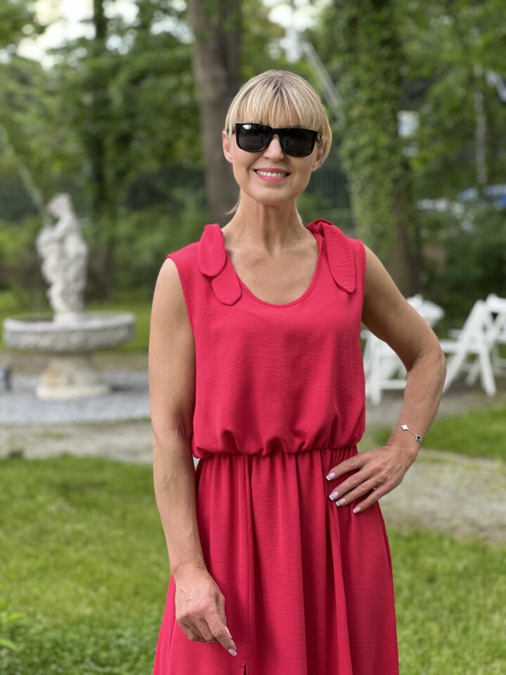 Sukienka Leticia - czerwona
