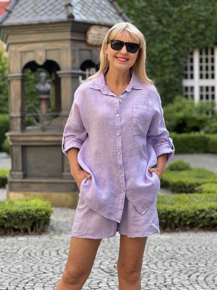 Komplet Verona - liliowy