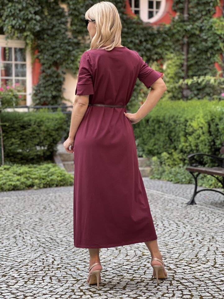 Sukienka Dakota - bordo