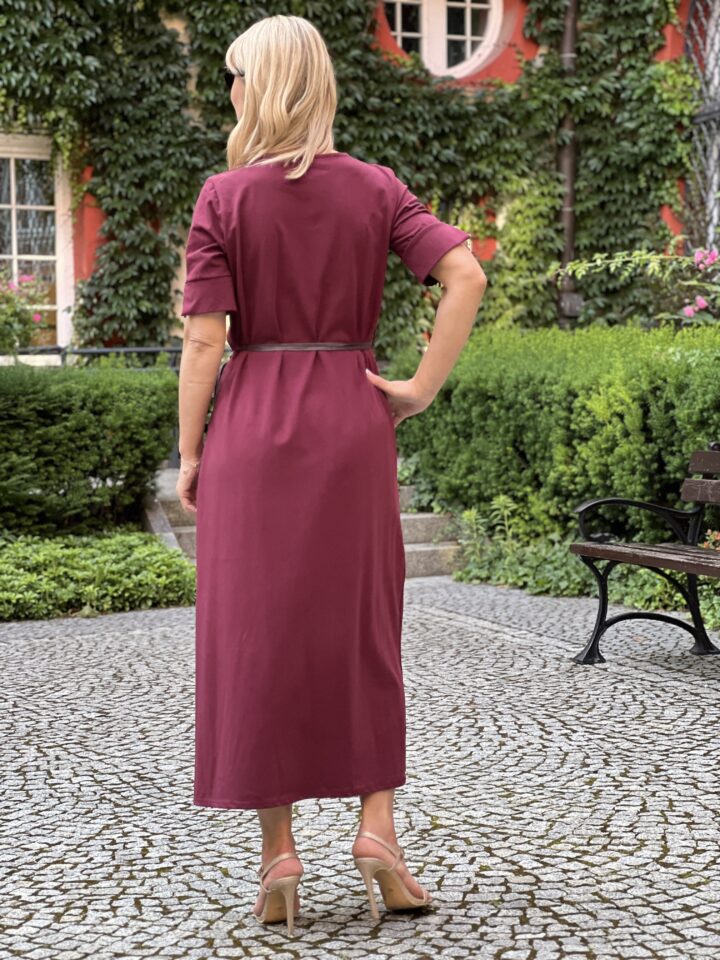 Sukienka Dakota - bordo