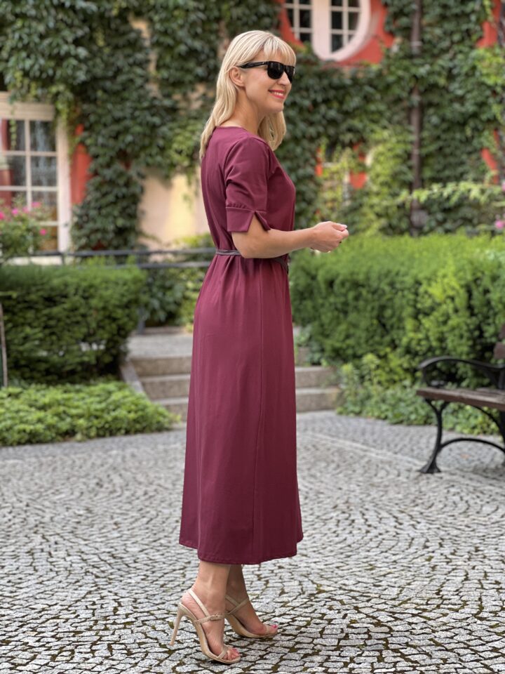 Sukienka Dakota - bordo