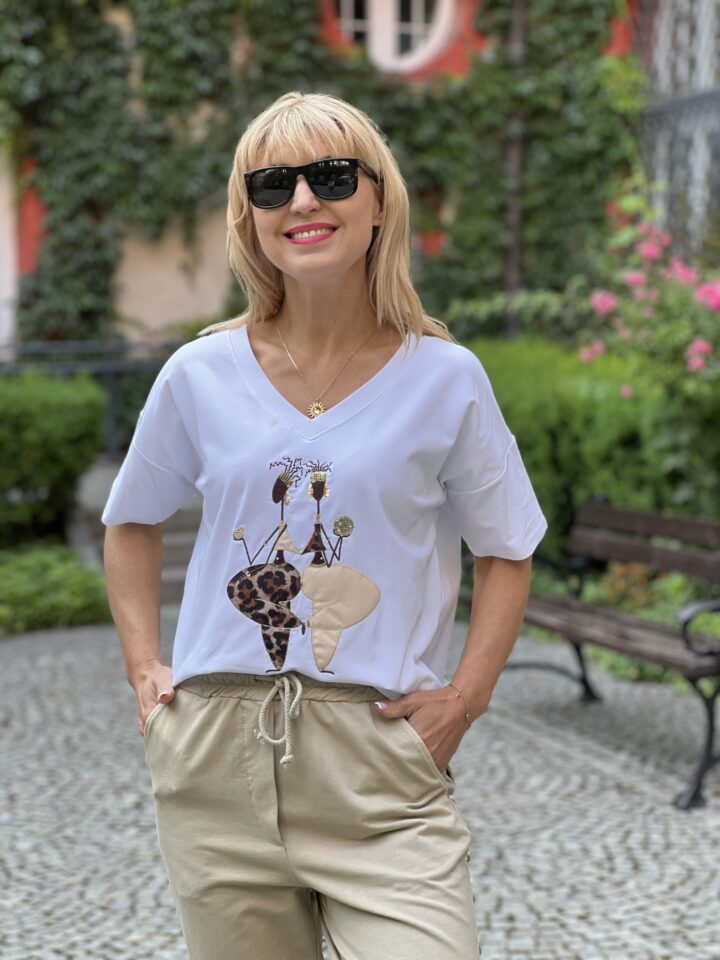 Bluzka Amara - biała