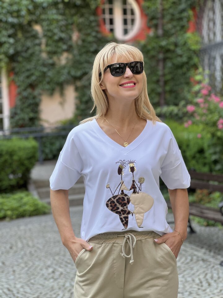 Bluzka Amara - biała