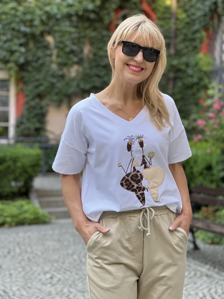 Bluzka Amara - biała