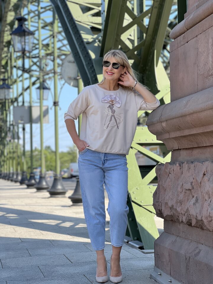 Bluza Diva - jasny beż