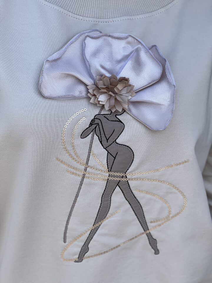 Bluza Diva - jasny beż