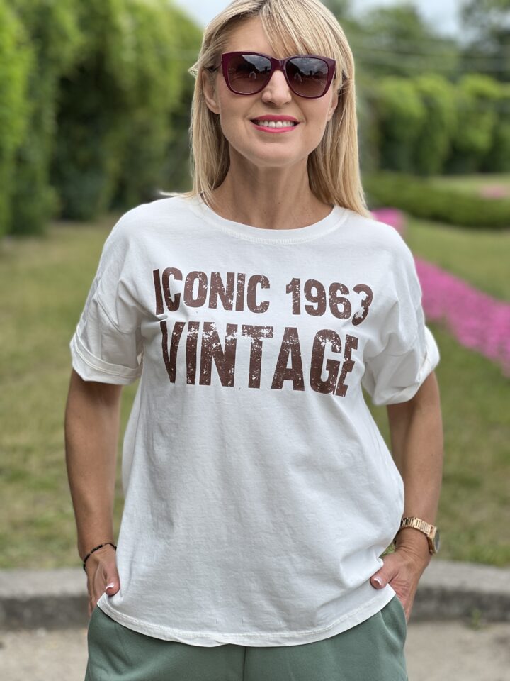 Bluzka Iconic - biała