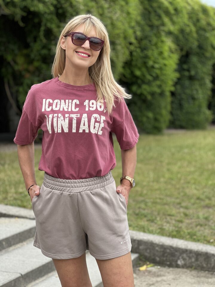 Bluzka Iconic - malina