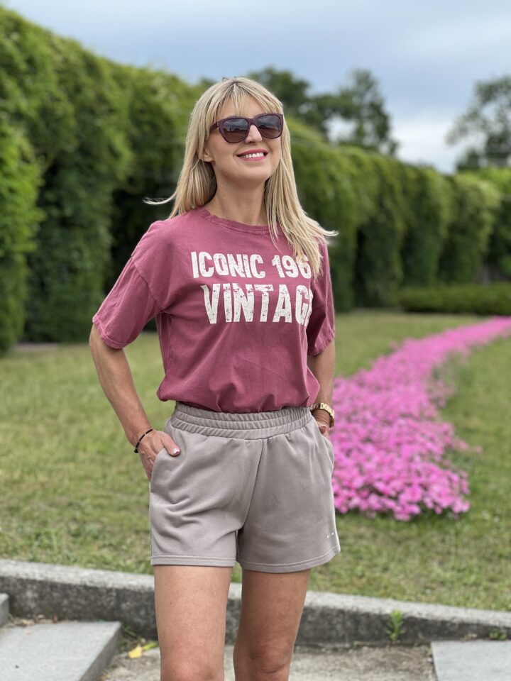 Bluzka Iconic - malina
