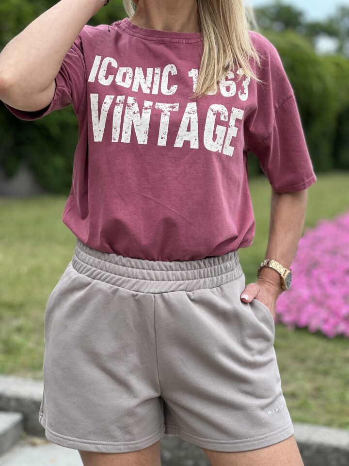 Bluzka Iconic - malina