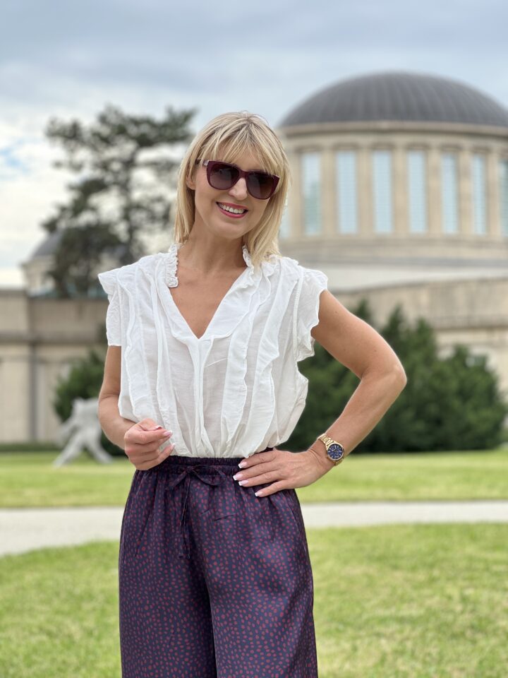 Bluzka Fiorella - biała