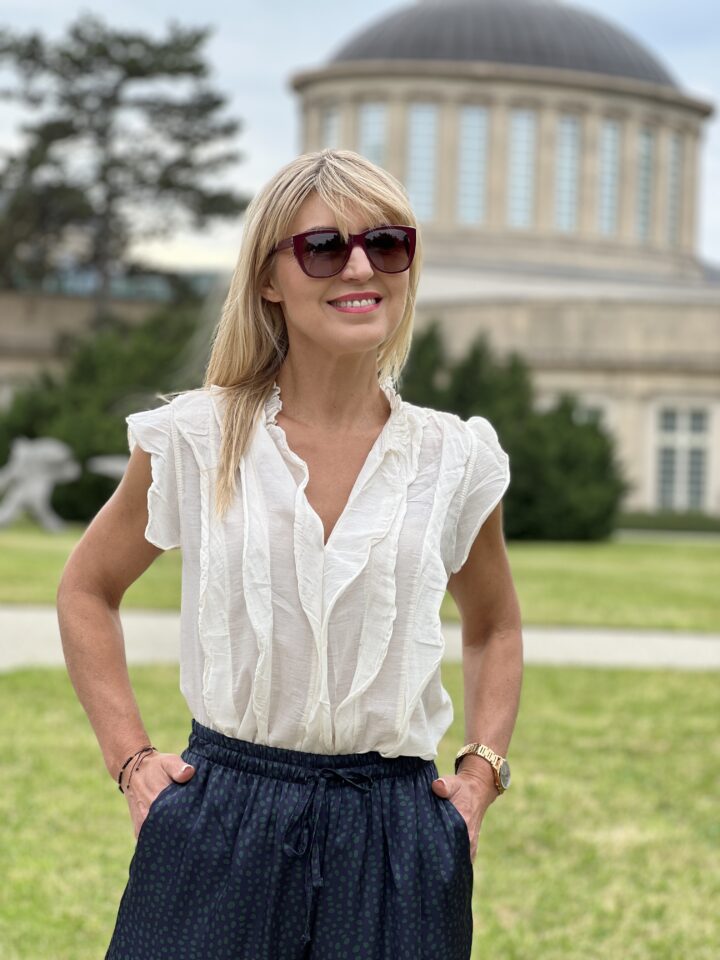 Bluzka Fiorella - ecru