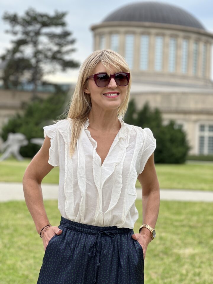 Bluzka Fiorella - ecru
