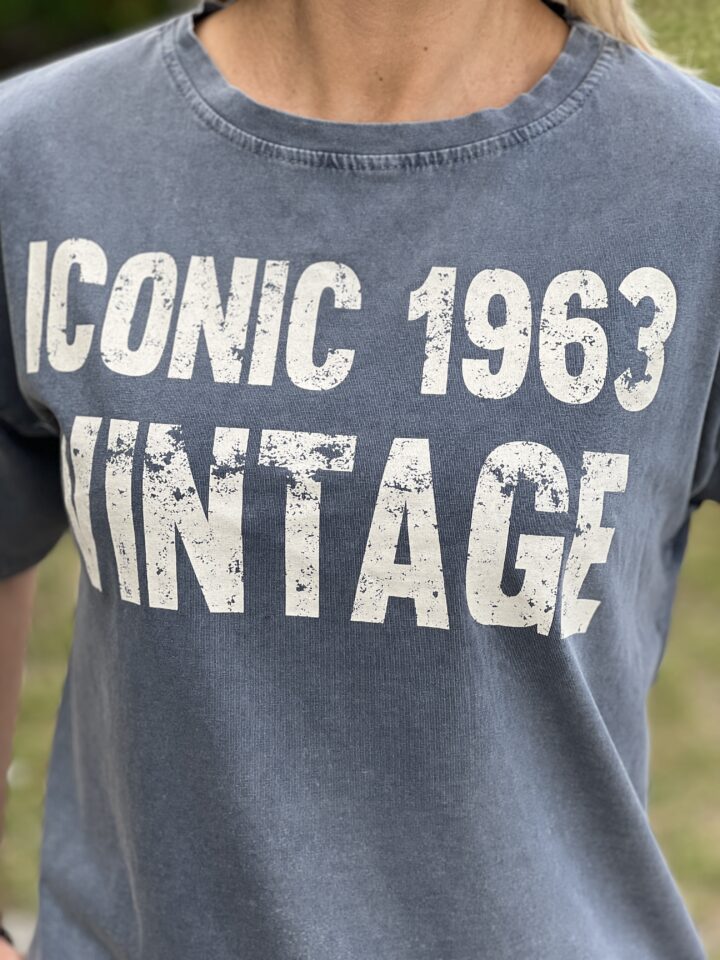 Bluzka Iconic - grafit