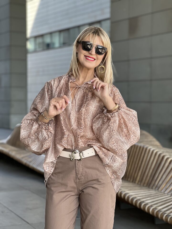 Koszula Valeria - karmelowa