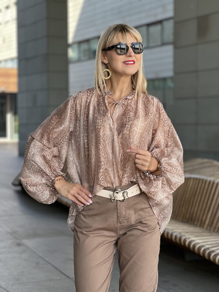 Koszula Valeria - karmelowa