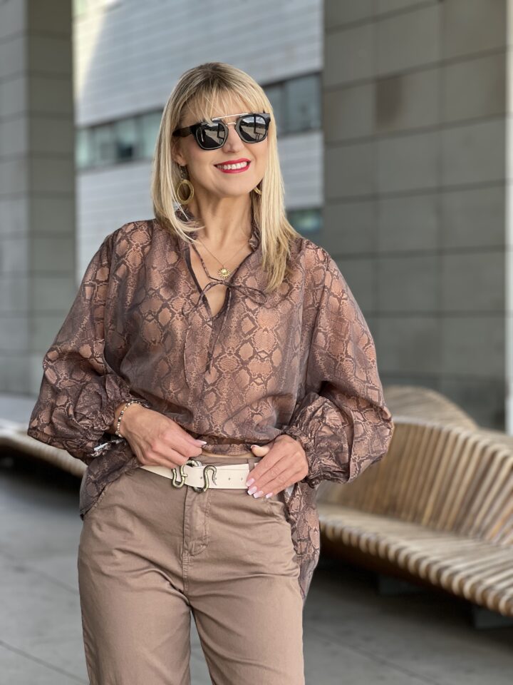 Koszula Valeria - czekoladowa