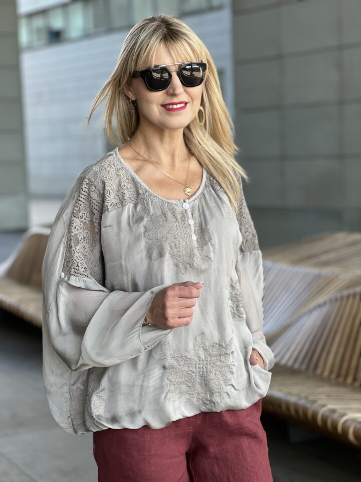 Bluzka Elisa - szara