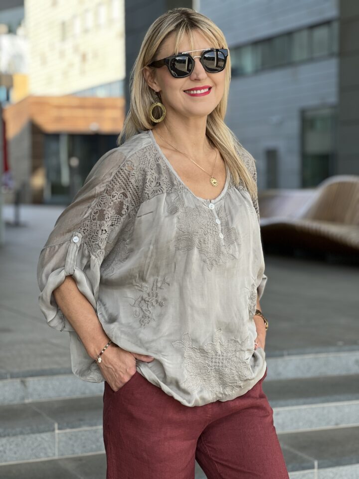 Bluzka Elisa - szara
