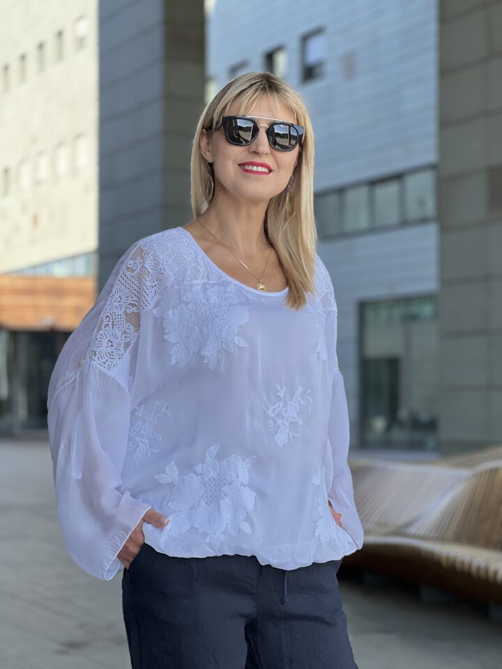 Bluzka Celina - biała