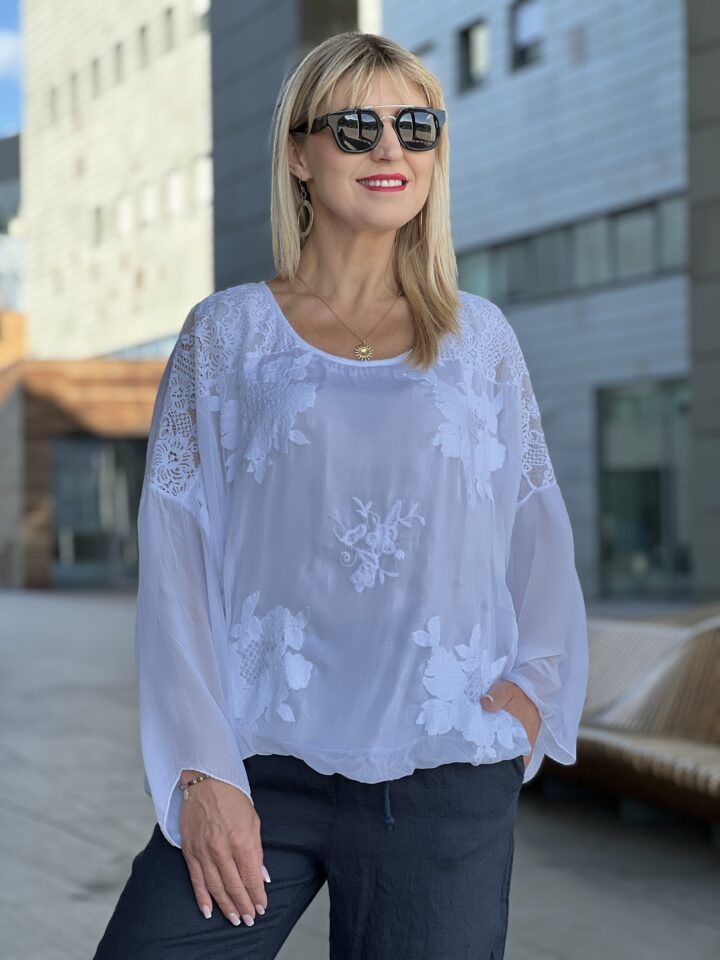 Bluzka Celina - biała