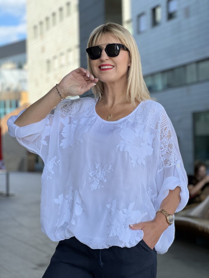 Bluzka Celina - biała