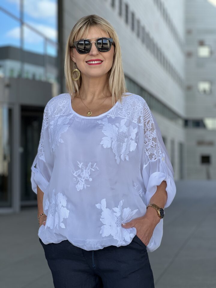 Bluzka Celina - biała