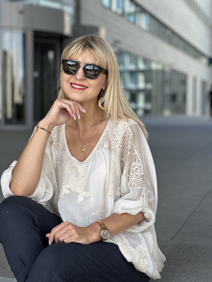 Bluzka Celina - ecru