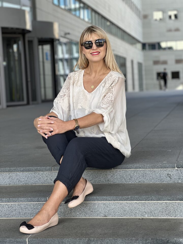 Bluzka Celina - ecru